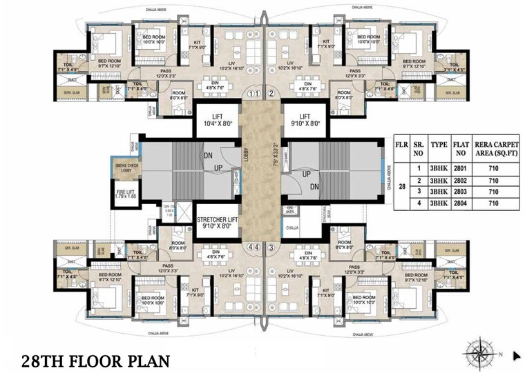 Floor Plan, bharat-arize 2.5 Bedroom 750 Sq.Ft. Apartment In Goregaon West Mumbai 9162313