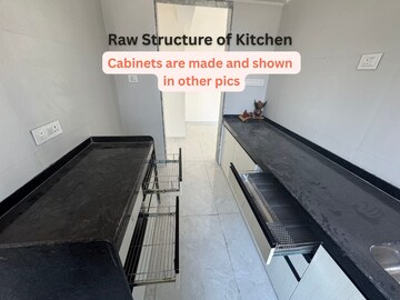 Kitchen in 2.5 BHK Apartment at Bharat Arize, Goregaon West – for Rent