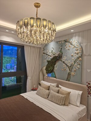 Living Room in 3 BHK Apartment at Lodha Corinthia, Bhandup West – for Sale