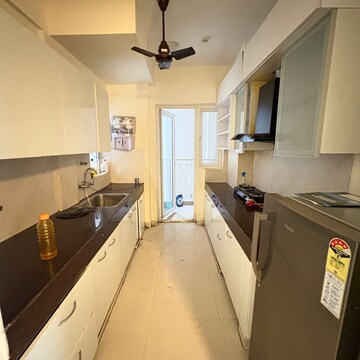 Kitchen in 3 BHK Apartment at Pareena Micasa, Nurpur Jharsa – for Rent