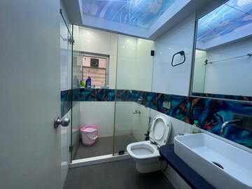 Attached Bathroom in 2 BHK Apartment at Evershine Grandeur, Malad West – for Rent