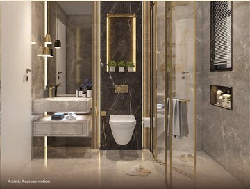 Building Lobby in 4 BHK Apartment at Ariha One08, Goregaon West – for Sale