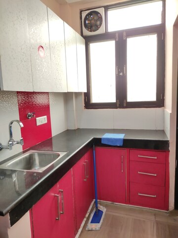 Kitchen in 1 RK Independent House at Unitech Arcadia, South City 2 – for Rent