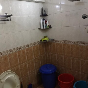 Bathroom in 1 BHK Builder Floor at Pandav Nagar – for Rent