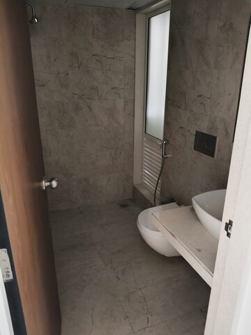 Bathroom in 2 BHK Apartment at Dosti West County, Balkum Pada – for Rent