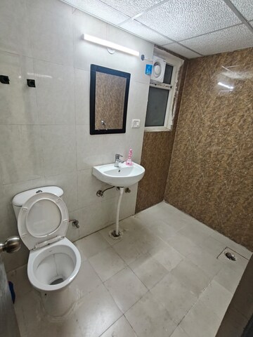 Bathroom in 3 BHK Apartment at Antriksh Golf Link, Sector 1 Greater Noida – for Rent