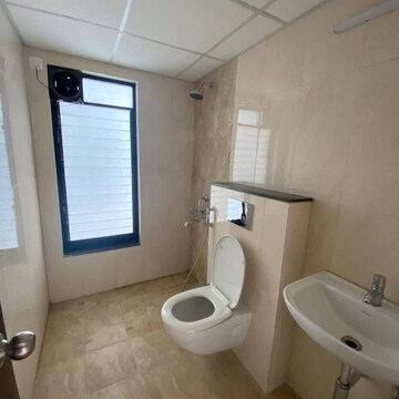 Bathroom in 1 BHK Apartment at Duville Riverdale Heights, Santipur – for Rent