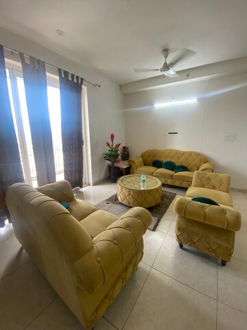 Living Room in 3 BHK Apartment at Sushma Chandigarh Grande, Lohgarh – for Rent