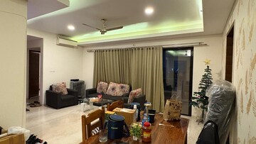 Living Room in 3 BHK Apartment at Supreme Belmac Residences, Kalyani Nagar – for Rent