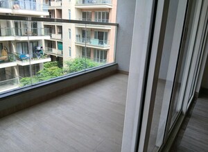 Balcony in 4 BHK Builder Floor at Adani Samsara Vilasa, Sector 63 – for Sale