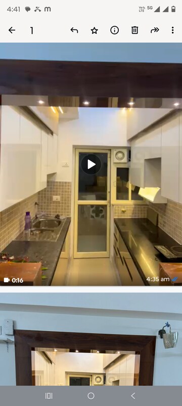Staircase in 2.5 BHK Apartment at Nimbus The Hyde park, Sector 78 – for Rent