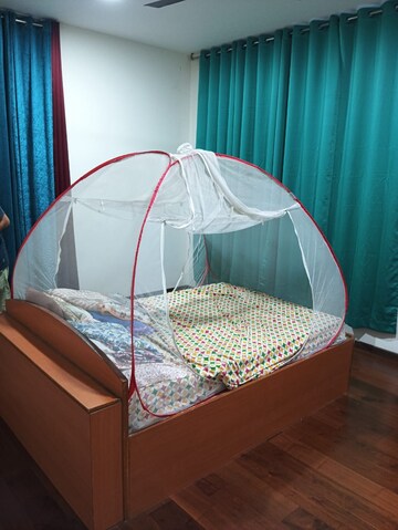 Bedroom in 3 BHK Apartment at Piramal Vaikunth, Balkum Pada – for Rent