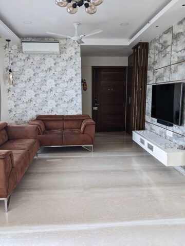 Living Room in 3 BHK Apartment at Supreme Belmac Residences, Kalyani Nagar – for Rent