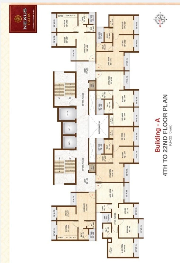 Floor Plan, nexus-park-diva 1 Bedroom 414 Sq.Ft. Apartment In Diva Thane 9162718