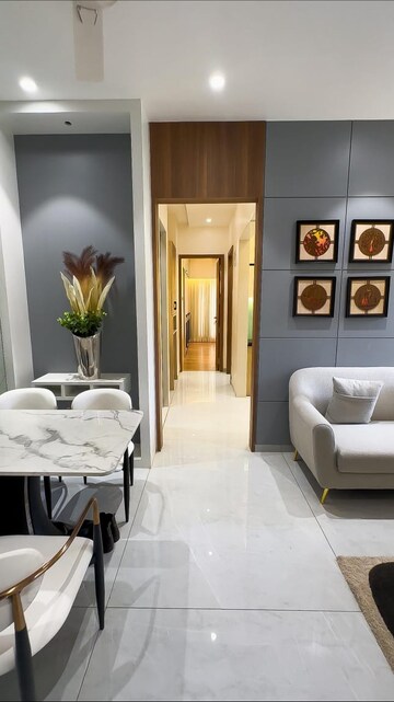 Living Room in 1 BHK Apartment at Nivasa Green City, Dombivli East – for Sale