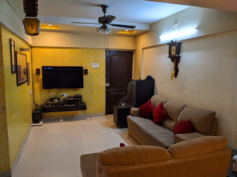 Living Room, daulat-nagar 2 Bedroom 840 Sq.Ft. Apartment In Anand Nagar Pune 9162794