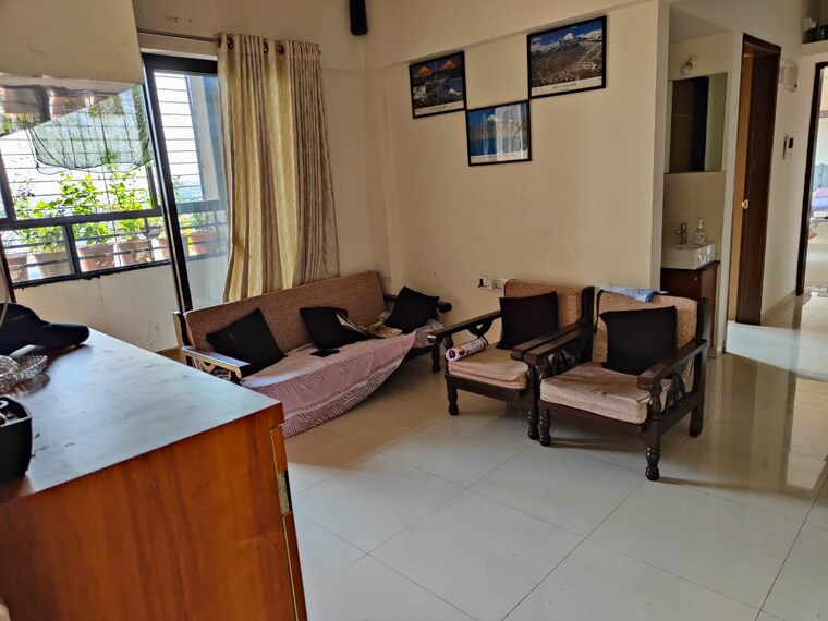 Living Room, ganga-paritosh 2 Bedroom 1000 Sq.Ft. Apartment In Vadgaon Budruk Pune 9162830