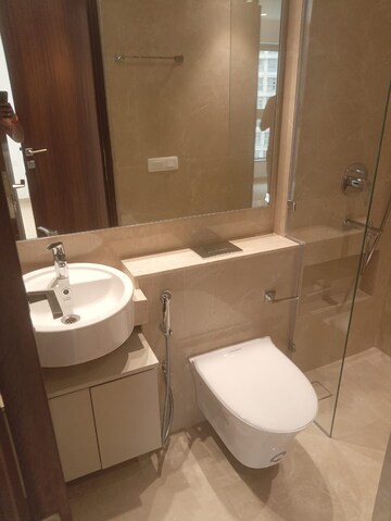 Bathroom in 2 BHK Apartment at Hiranandani Highland, Powai – for Rent