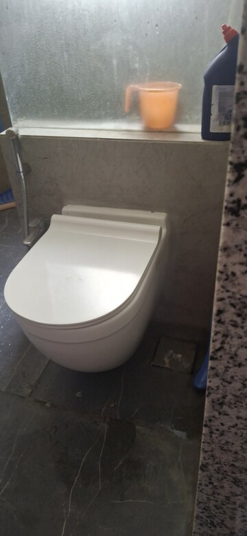 Bathroom in 1 BHK Apartment at Queenstown Springs, Ghansoli – for Rent