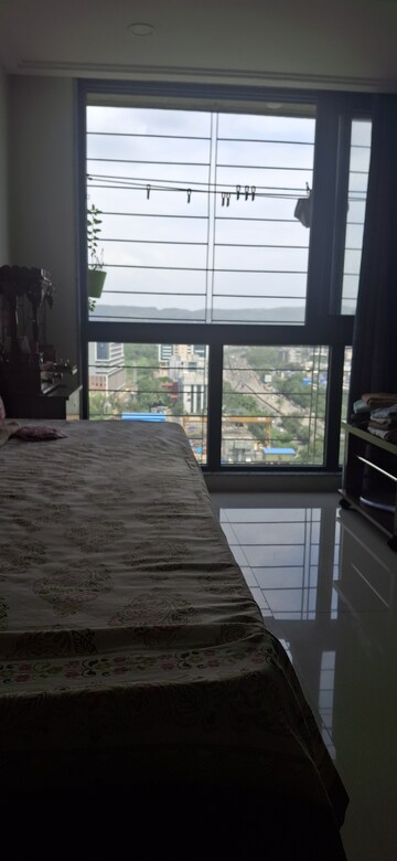 Bedroom in 1 BHK Apartment at Queenstown Springs, Ghansoli – for Rent