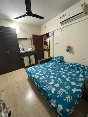 Bedroom in 1 BHK Apartment at Shubharambh Complex, Manpada – for Sale