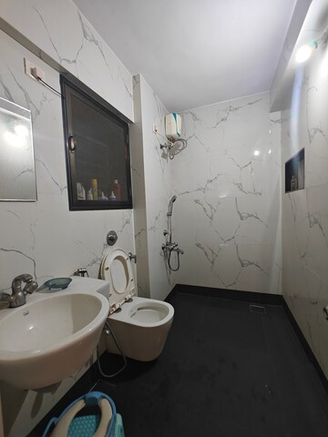 Bathroom in 2 BHK Apartment at NRI Complex Phase 2, Seawoods – for Rent