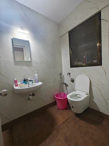 Bathroom in 2 BHK Apartment at NRI Complex Phase 2, Seawoods – for Rent