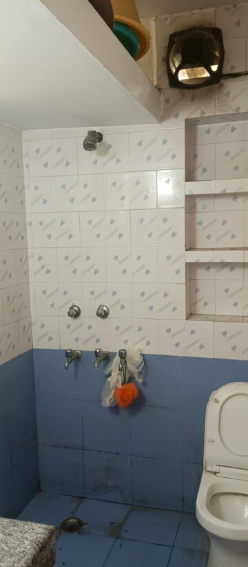 Bathroom in 2 BHK Builder Floor at Vasant Enclave – for Rent