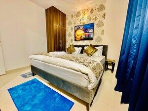 Bedroom in 3 BHK Apartment at Omaxe The Palace, Gomti Nagar – for Rent