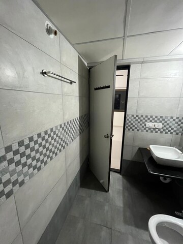 Bathroom in 2 BHK Apartment at Paranjape Blue Ridge, Hinjewadi – for Rent
