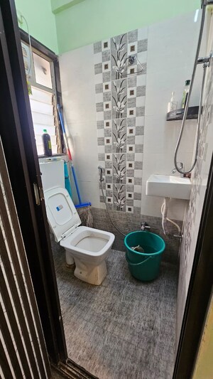 Bathroom in 1 BHK Apartment at Bhoomi Park, Malad West – for Sale