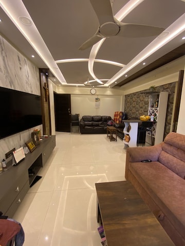 Kitchen in 3 BHK Apartment at Serenity Heights, Malad West – for Rent
