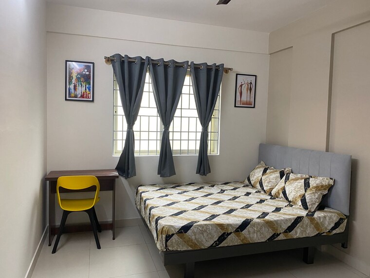 Bedroom, kadubeesanahalli 1 Bedroom 555 Sq.Ft. Builder Floor In Kadubeesanahalli Bangalore 9163440
