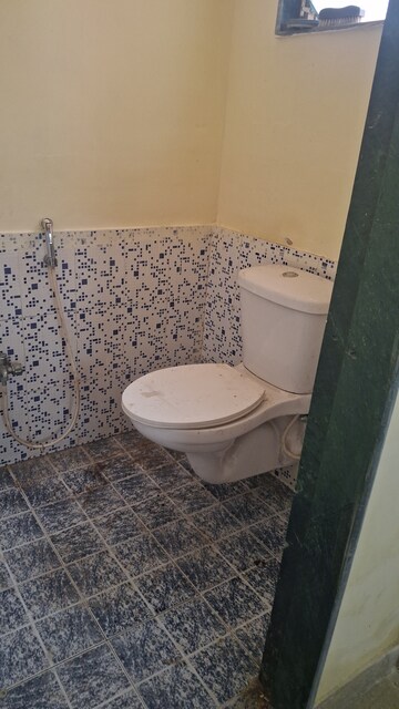 Bathroom in 1 BHK Apartment at Megh Malhar Co-op Housing Society, Ghansoli – for Rent