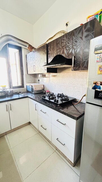 Kitchen in 2 BHK Builder Floor at M3M Atrium, Sector 57 – for Rent