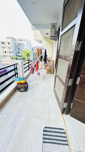 Balcony in 2 BHK Builder Floor at M3M Atrium, Sector 57 – for Rent