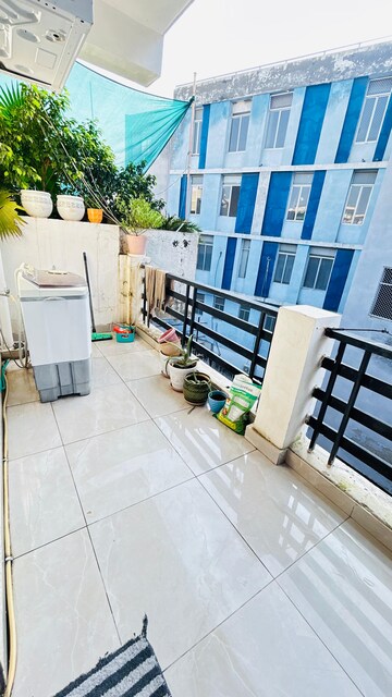 Balcony in 2 BHK Builder Floor at M3M Atrium, Sector 57 – for Rent