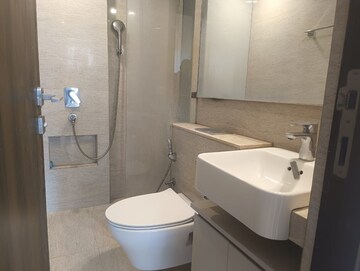 Bathroom in 1 BHK Apartment at Hiranandani Regent Hill, Powai – for Rent