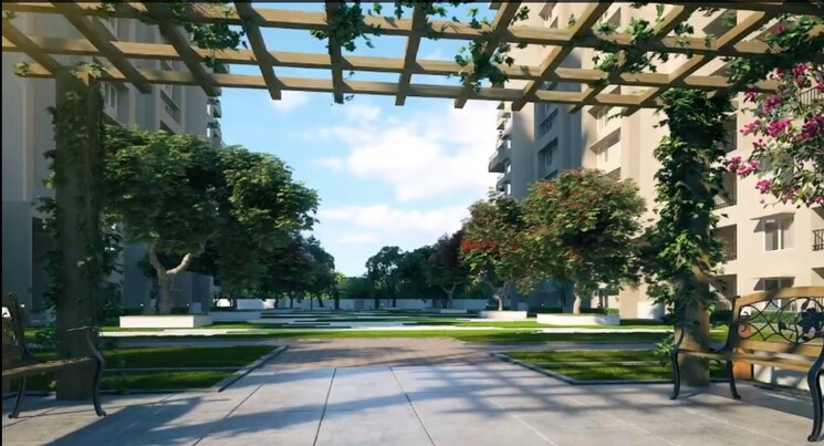 Garden, sobha-palm-courts 3 Bedroom 1340 Sq.Ft. Apartment In Kogilu Bangalore 9163498