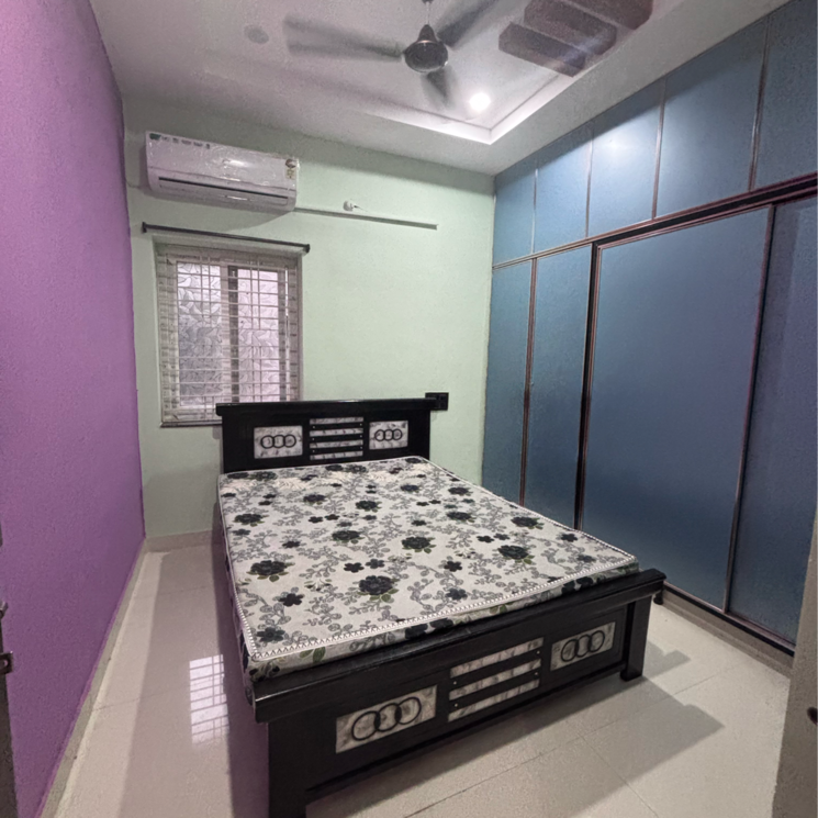 Bedroom, padma-nilayam-kondapur 2 Bedroom 1300 Sq.Ft. Apartment In Sriram Nagar Hyderabad 9163576