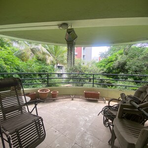 Balcony in 4 BHK Apartment at Gulmohar Park Aundh, Aundh – for Sale