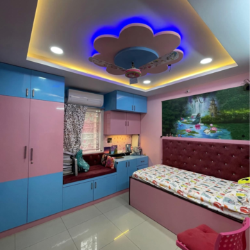 Bedroom in 2 BHK Apartment at Happy Homes Kondapur, Sriram Nagar – for Rent