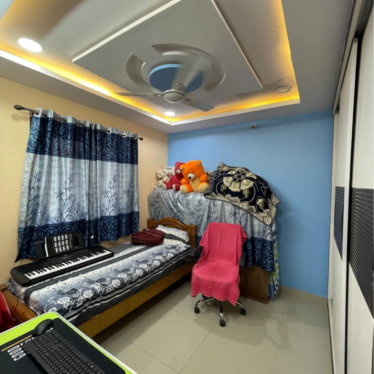 Living Room, happy-homes-kondapur 2 Bedroom 1250 Sq.Ft. Apartment In Sriram Nagar Hyderabad 9163632