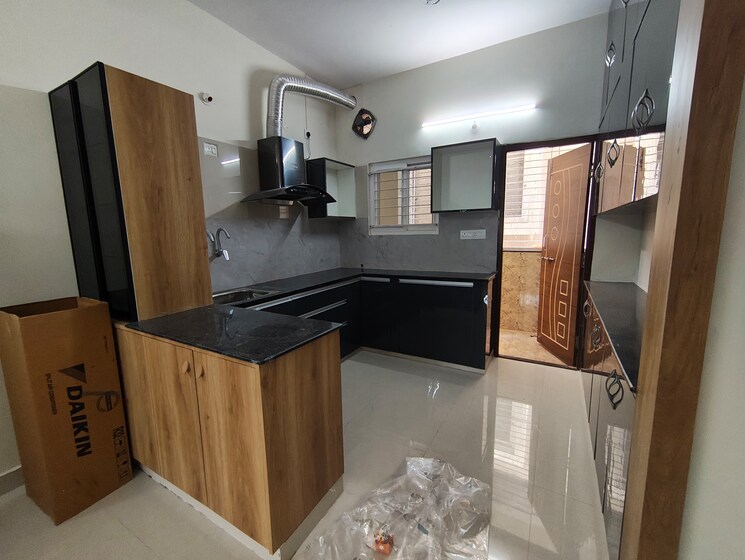 Kitchen, hi tech city 2 Bedroom 1200 Sq.Ft. Builder Floor In Hi Tech City Hyderabad 9163743