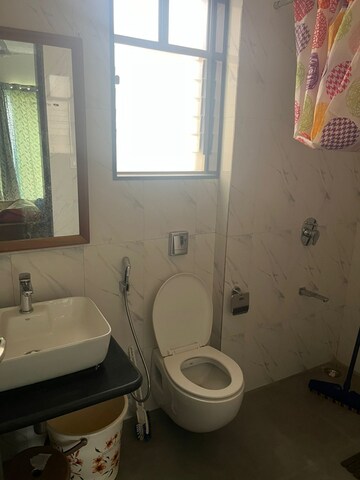 Bathroom in 1 BHK Apartment at Nyati Era, Dhanori – for Rent