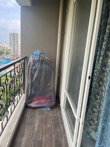 Balcony in 1 BHK Apartment at Nyati Era, Dhanori – for Rent