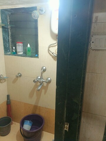 Bathroom in 1 RK Apartment at Mauli CHS Parel, Parel – for Rent