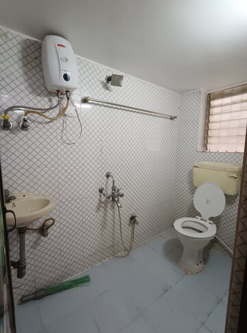 Washroom in 2 BHK Apartment at Kopar Khairane – for Rent