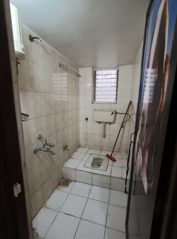 Washroom in 2 BHK Apartment at Kopar Khairane – for Rent