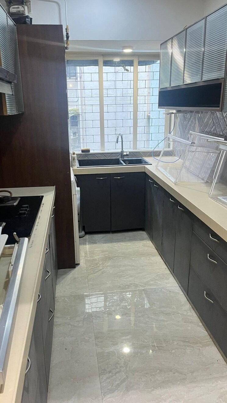 Kitchen, silver-mist-chs 2 Bedroom 700 Sq.Ft. Apartment In Versova Mumbai 9163843